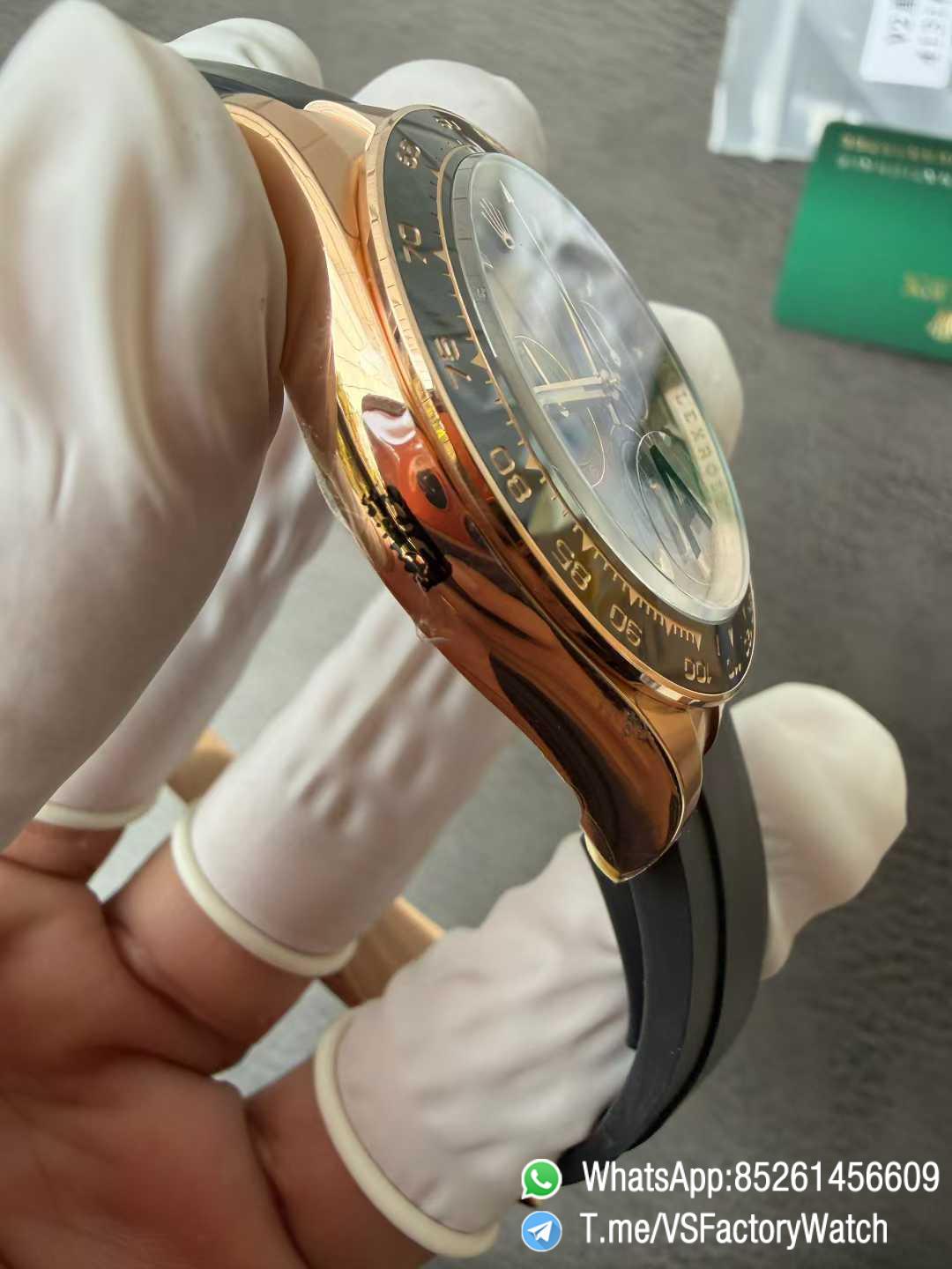 VSF Watch Daytona 126515LN V2 Gain Weight 137g Chocolate and Black Dial Black Cerachrom Bezel Oysterflex Strap DanDong 4131 Movement 06 VSF Watch Daytona 126515LN V2 Gain Weight 137g Chocolate and Black Dial Black Cerachrom Bezel Oysterflex Strap DanDong 4131 Movement 06