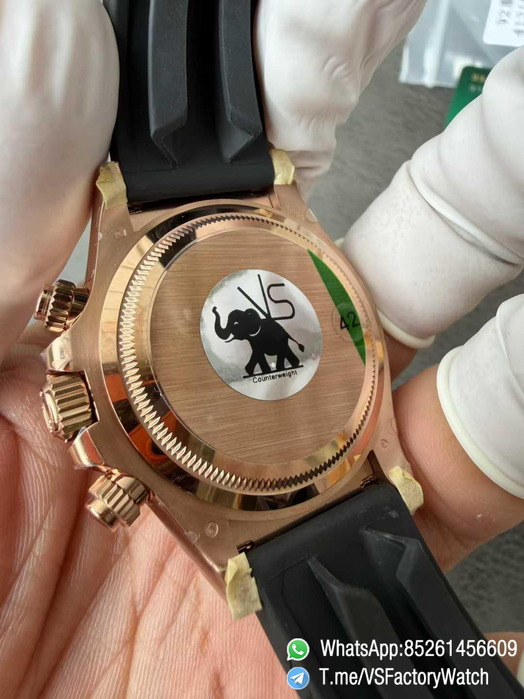 VSF Watch Daytona 126515LN V2 Gain Weight 137g Chocolate and Black Dial Black Cerachrom Bezel Oysterflex Strap DanDong 4131 Movement 07 VSF Watch Daytona 126515LN V2 Gain Weight 137g Chocolate and Black Dial Black Cerachrom Bezel Oysterflex Strap DanDong 4131 Movement 07