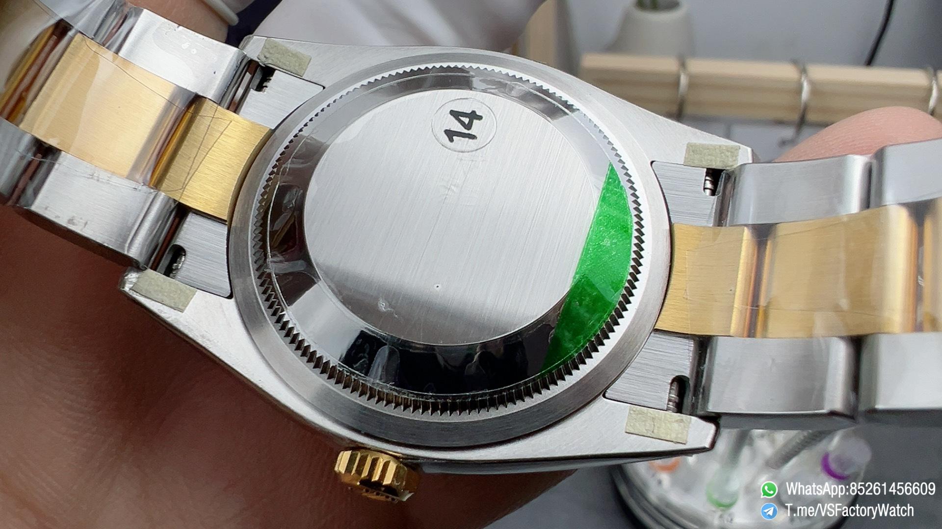 VSF Watch Two Tone Explorer 36 124273 Black Dial Stick and Number 3 6 9 Hour Markers Yellow Gold Bezel Oyster Bracelet DD3230 Calibre 06 VSF Watch Two Tone Explorer 36 124273 Black Dial Stick and Number 3 6 9 Hour Markers Yellow Gold Bezel Oyster Bracelet DD3230 Calibre 06