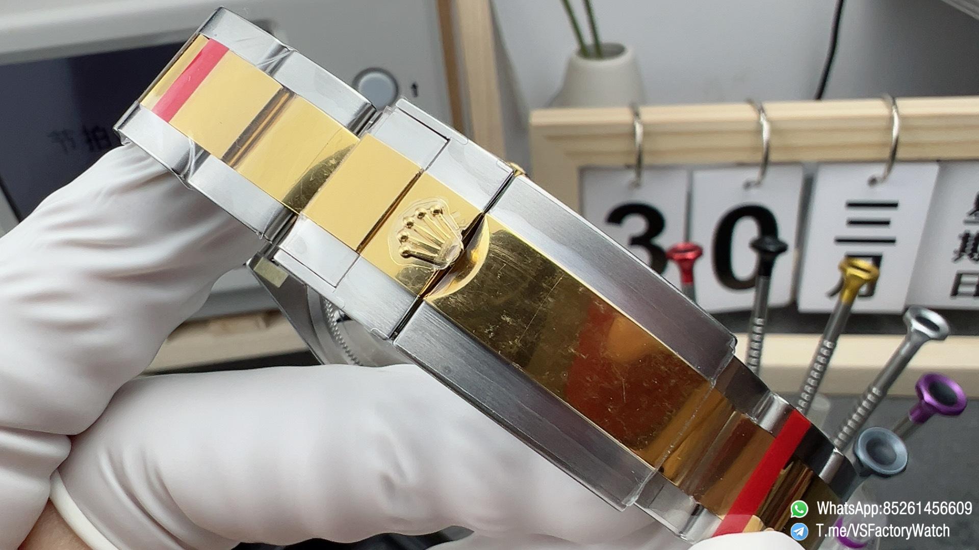 VSF Watch Two Tone Explorer 36 124273 Black Dial Stick and Number 3 6 9 Hour Markers Yellow Gold Bezel Oyster Bracelet DD3230 Calibre 07 VSF Watch Two Tone Explorer 36 124273 Black Dial Stick and Number 3 6 9 Hour Markers Yellow Gold Bezel Oyster Bracelet DD3230 Calibre 07