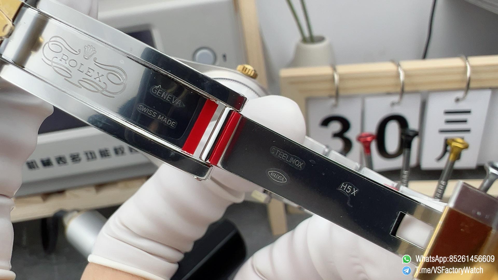 VSF Watch Two Tone Explorer 36 124273 Black Dial Stick and Number 3 6 9 Hour Markers Yellow Gold Bezel Oyster Bracelet DD3230 Calibre 08 VSF Watch Two Tone Explorer 36 124273 Black Dial Stick and Number 3 6 9 Hour Markers Yellow Gold Bezel Oyster Bracelet DD3230 Calibre 08