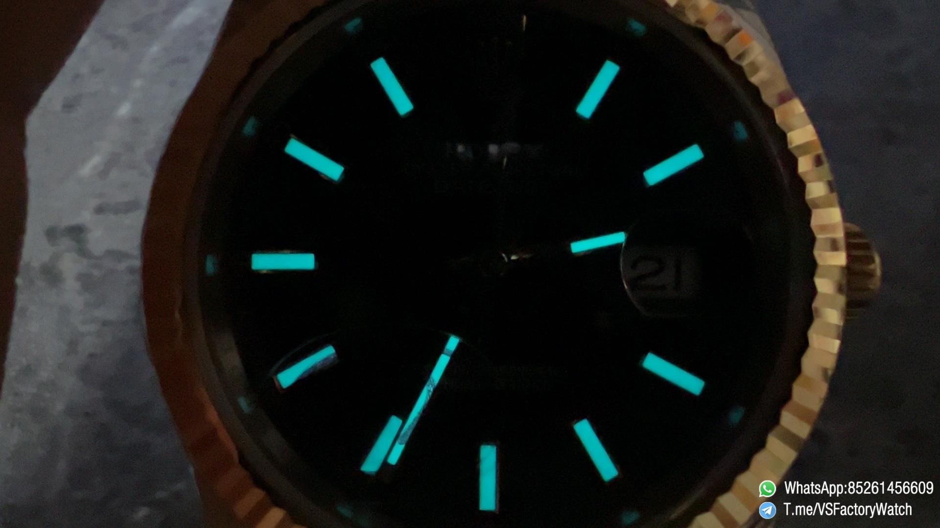 VSF Watches Datejust 41 mm V2 REF 126333 904L Oystersteel Yellow Gold Plated Black Dial Oyster Bracelet DanDong 3235 Movement 72 Hours PR 09 VSF Watches Datejust 41 mm V2 REF 126333 904L Oystersteel Yellow Gold Plated Black Dial Oyster Bracelet DanDong 3235 Movement 72 Hours PR 09