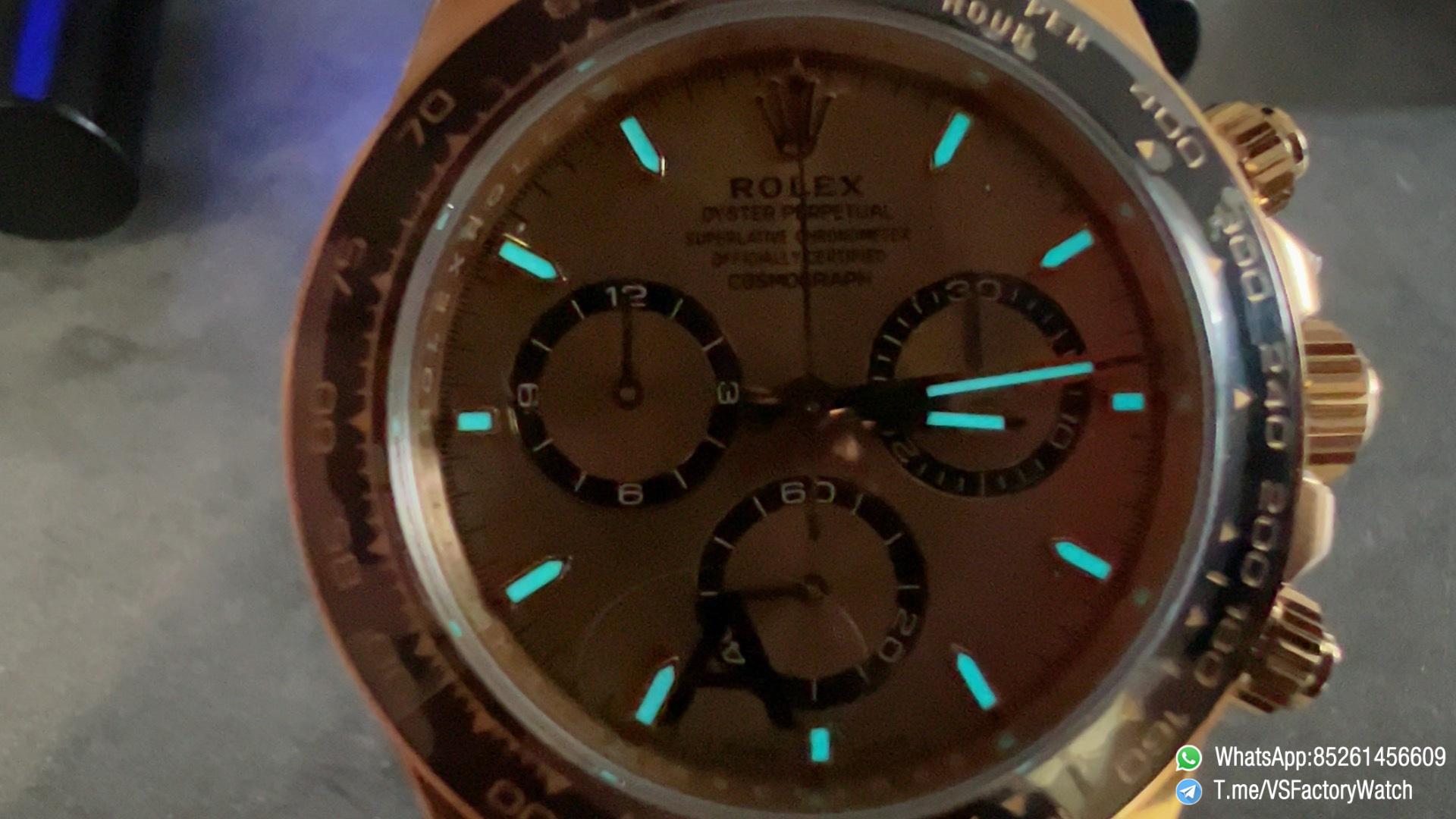 VS Factory Watch Daytona 126518LN Yellow Gold Dial with Black Rings Black Ceramic Bezel Oysterflex Strap DanDong 4131 Calibre 09 VS Factory Watch Daytona 126518LN Yellow Gold Dial with Black Rings Black Ceramic Bezel Oysterflex Strap DanDong 4131 Calibre 09