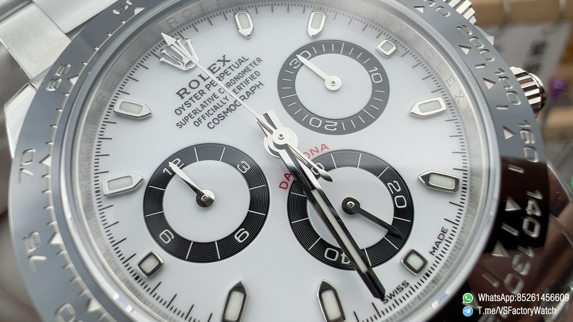 VS Factory Watch Daytona Panda 116500LN 904L Steel White Dial Black Ceramic Bezel DanDong 4130 Movement 03 VS Factory Watch Daytona Panda 116500LN 904L Steel White Dial Black Ceramic Bezel DanDong 4130 Movement 03