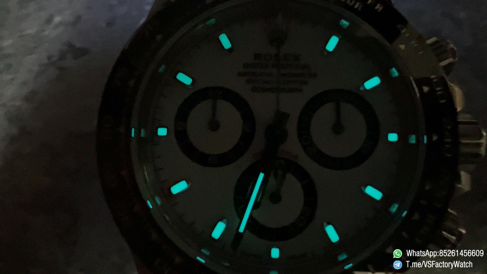 VS Factory Watch Daytona Panda 116500LN 904L Steel White Dial Black Ceramic Bezel DanDong 4130 Movement 09 VS Factory Watch Daytona Panda 116500LN 904L Steel White Dial Black Ceramic Bezel DanDong 4130 Movement 09