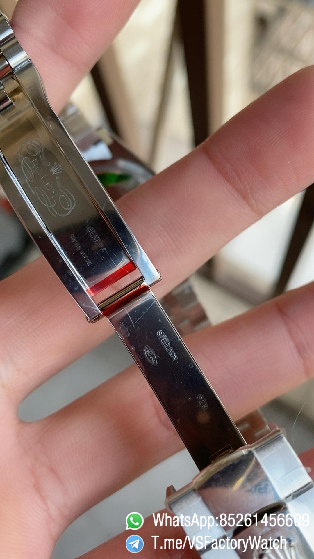 VSF Watch Datejust 36 Ref 126234 Bright Blue Fluted Motif and Diamond Set Dial 904L Steel Case and Jubilee Bracelet DanDong 3235 Movement 07