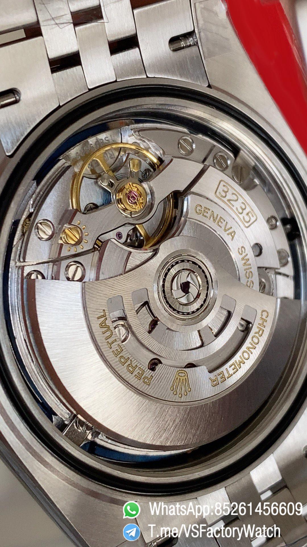 VSF Watch Datejust 41 Ref 126334 Blue Dial with Roma Number Hour Markers 904L Steel Case and Jubilee Bracelet DD3235 Calibre 07 VSF Watch Datejust 41 Ref 126334 Blue Dial with Roma Number Hour Markers 904L Steel Case and Jubilee Bracelet DD3235 Calibre 07