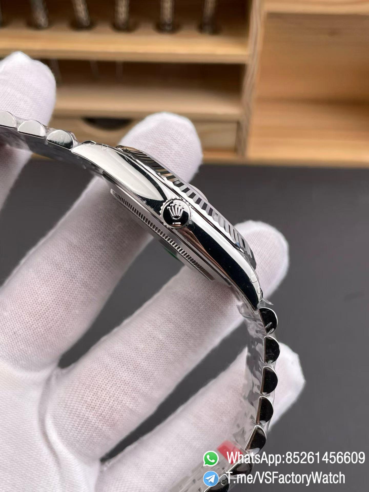 VSF Watch Datejust 41 V2 Ref 126334 White Dial Fluted Bezel 904L Steel Case and Jubilee Bracelet DanDong 3235 Movement 03 VSF Watch Datejust 41 V2 Ref 126334 White Dial Fluted Bezel 904L Steel Case and Jubilee Bracelet DanDong 3235 Movement 03