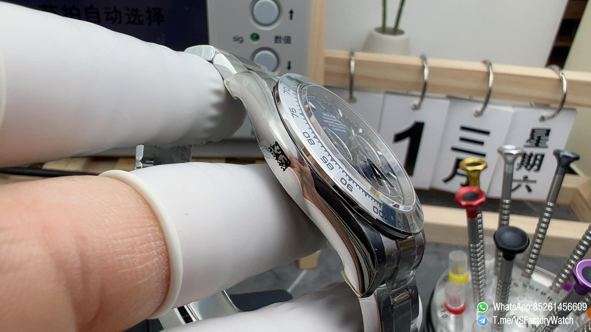 VSF Watch Super Clone Daytona 126509 V2 Weight 182g Bright Blue Dial 904L Steel Case and Oyster Bracelet DanDong 4131 Movement 04 VSF Watch Super Clone Daytona 126509 V2 Weight 182g Bright Blue Dial 904L Steel Case and Oyster Bracelet DanDong 4131 Movement 04