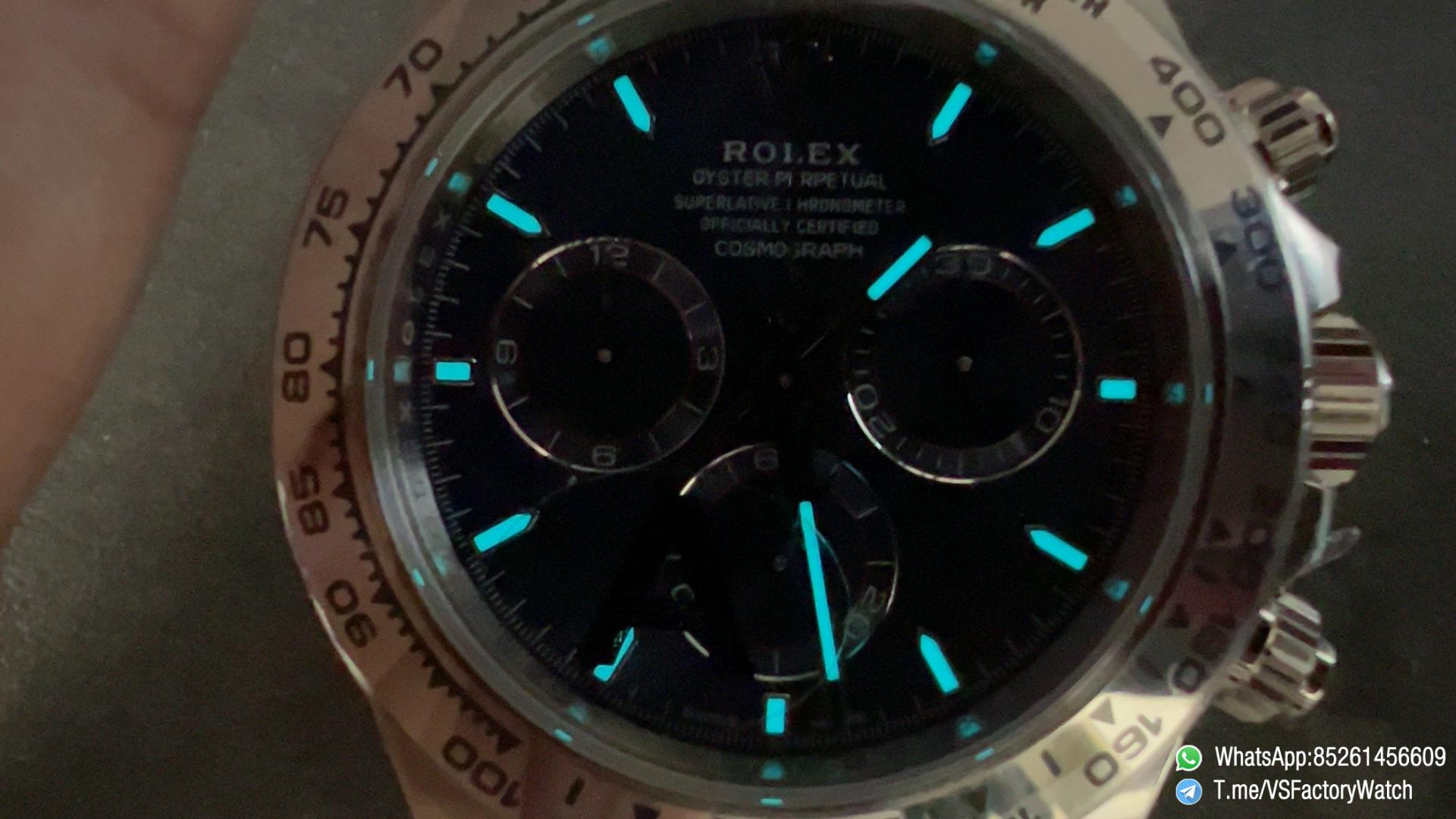 VSF Watch Super Clone Daytona 126509 V2 Weight 182g Bright Blue Dial 904L Steel Case and Oyster Bracelet DanDong 4131 Movement 09 VSF Watch Super Clone Daytona 126509 V2 Weight 182g Bright Blue Dial 904L Steel Case and Oyster Bracelet DanDong 4131 Movement 09