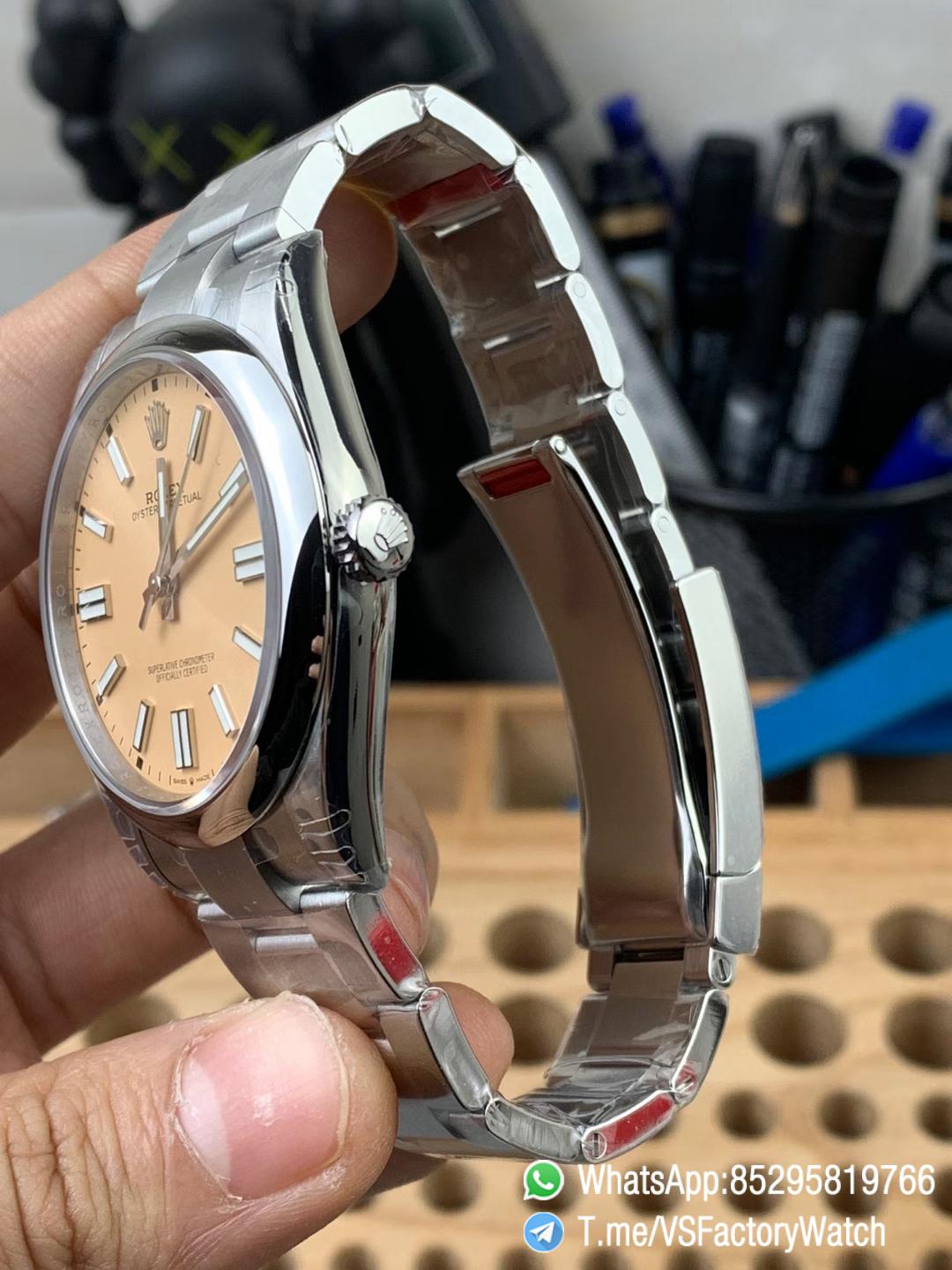 VS Factory Rolex VSF Oyster Perpetual 41 Ref 134300 904L Steel Beige Dial Oyster Bracelet DanDong 3230 Movement 03 VS Factory Rolex VSF Oyster Perpetual 41 Ref 134300 904L Steel Beige Dial Oyster Bracelet DanDong 3230 Movement 03