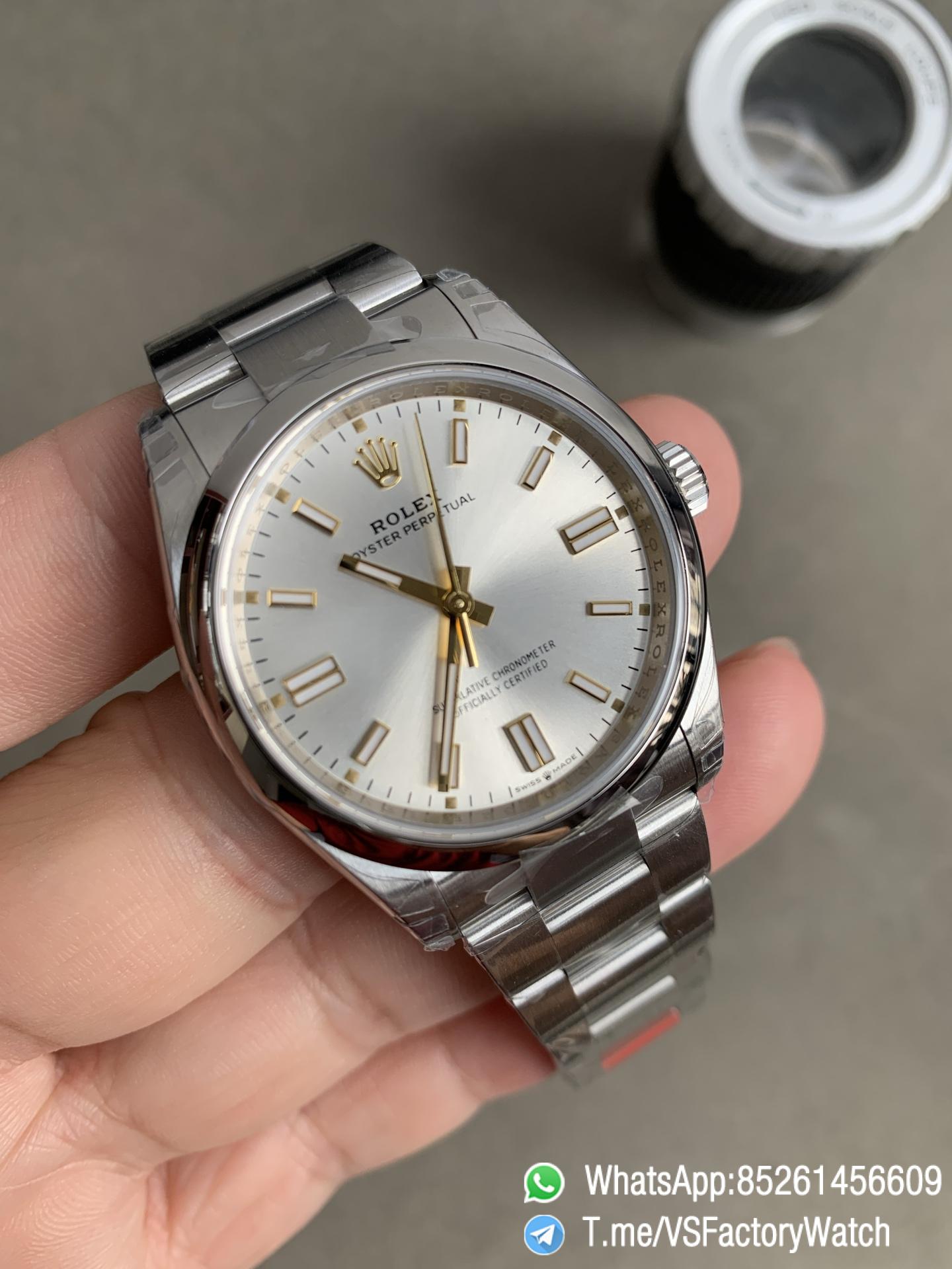 VS Factory Watch VSF Rolex Oyster Perpetual 36 Ref 126000 904L Steel Silver Dial Oyster Bracelet DanDong 3230 Calibre 01 VS Factory Watch VSF Rolex Oyster Perpetual 36 Ref 126000 904L Steel Silver Dial Oyster Bracelet DanDong 3230 Calibre 01