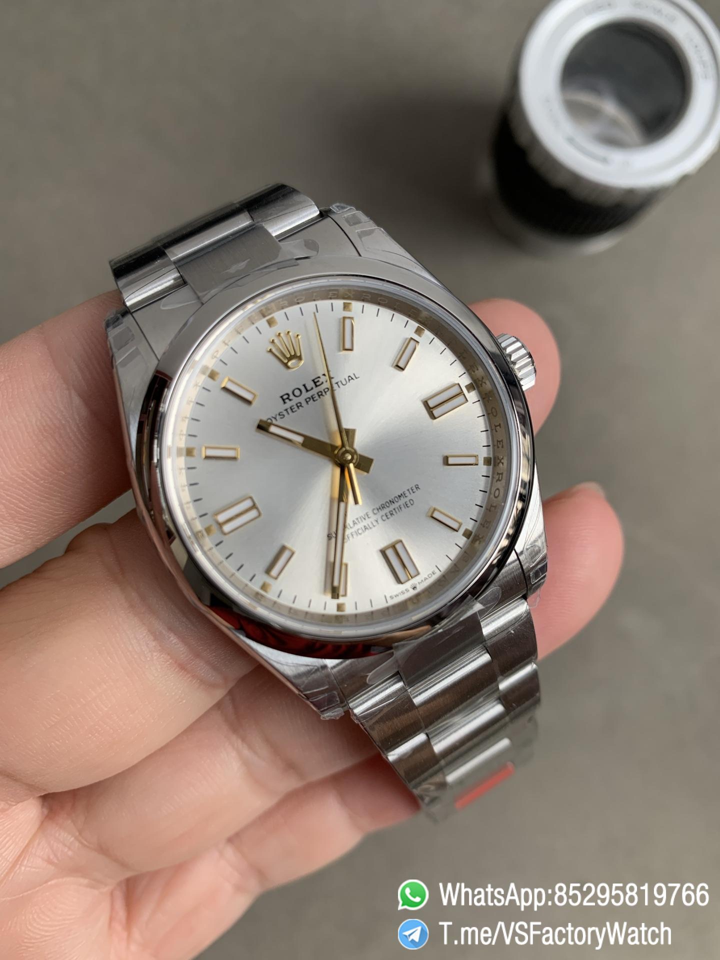 VS Factory Watch VSF Rolex Oyster Perpetual 36 Ref 126000 904L Steel Silver Dial Oyster Bracelet DanDong 3230 Calibre 01 VS Factory Watch VSF Rolex Oyster Perpetual 36 Ref 126000 904L Steel Silver Dial Oyster Bracelet DanDong 3230 Calibre 01