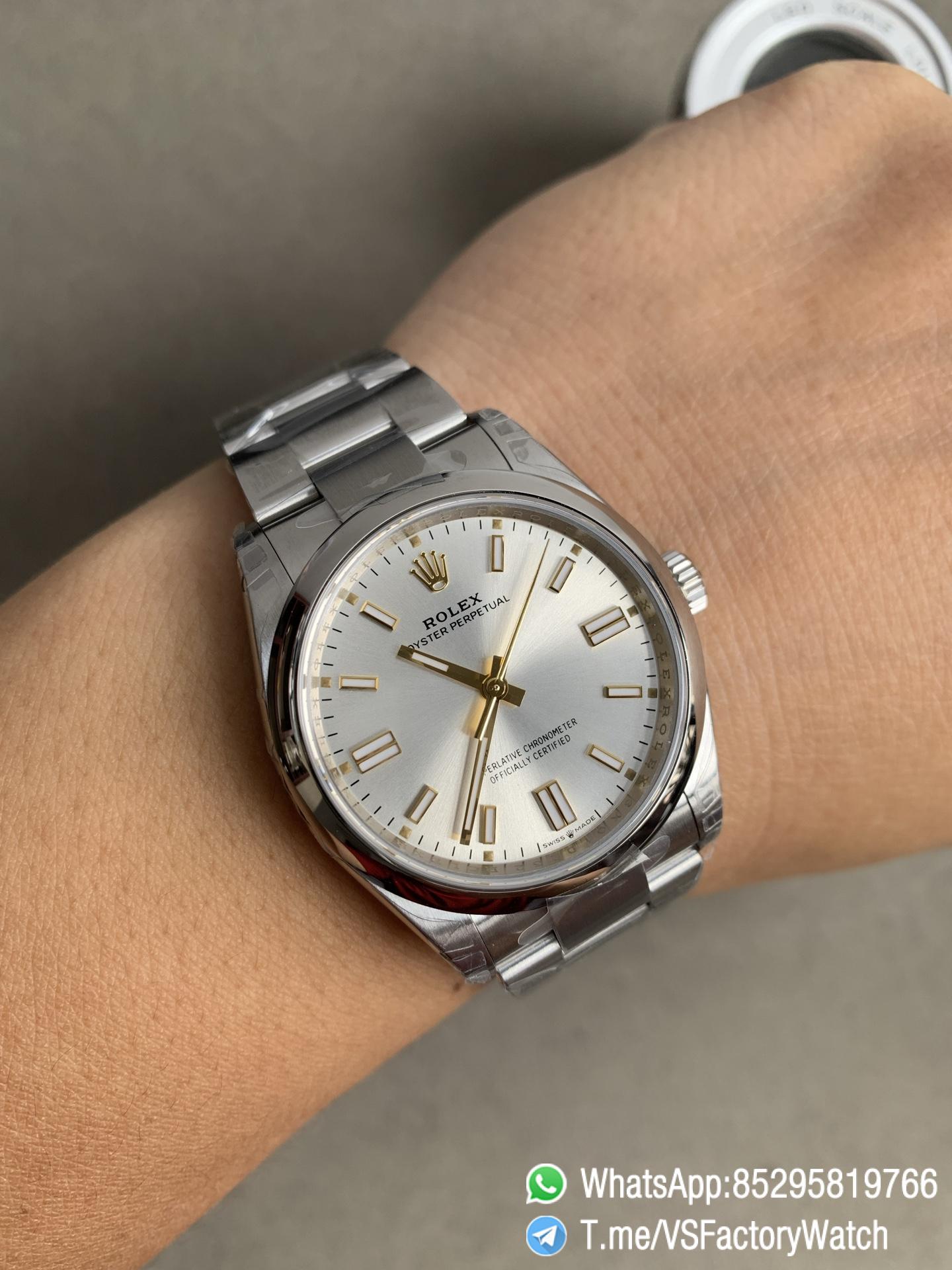 VS Factory Watch VSF Rolex Oyster Perpetual 36 Ref 126000 904L Steel Silver Dial Oyster Bracelet DanDong 3230 Calibre 08 VS Factory Watch VSF Rolex Oyster Perpetual 36 Ref 126000 904L Steel Silver Dial Oyster Bracelet DanDong 3230 Calibre 08
