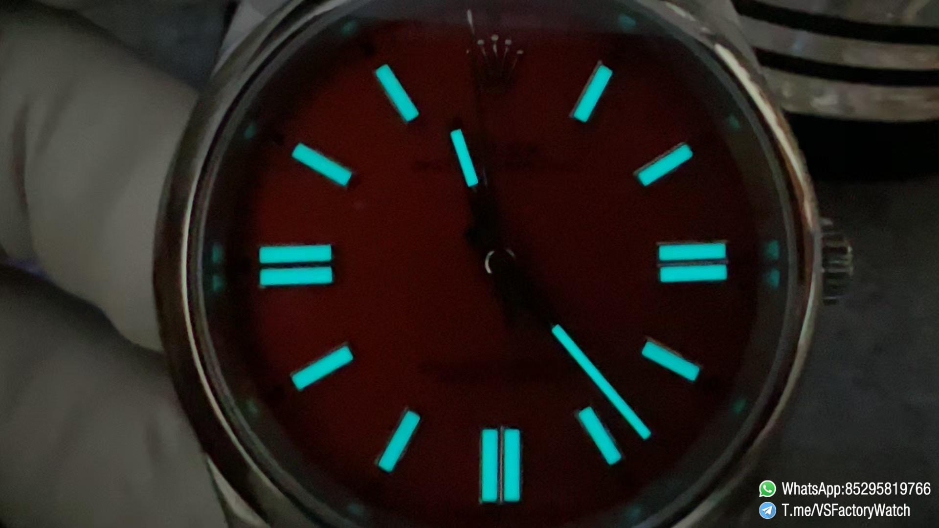 VS Factory Watch VSF Rolex Oyster Perpetual 41 Ref 124300 904L Steel Orange Red Dial Oyster Bracelet DanDong 3230 Calibre 09 VS Factory Watch VSF Rolex Oyster Perpetual 41 Ref 124300 904L Steel Orange Red Dial Oyster Bracelet DanDong 3230 Calibre 09
