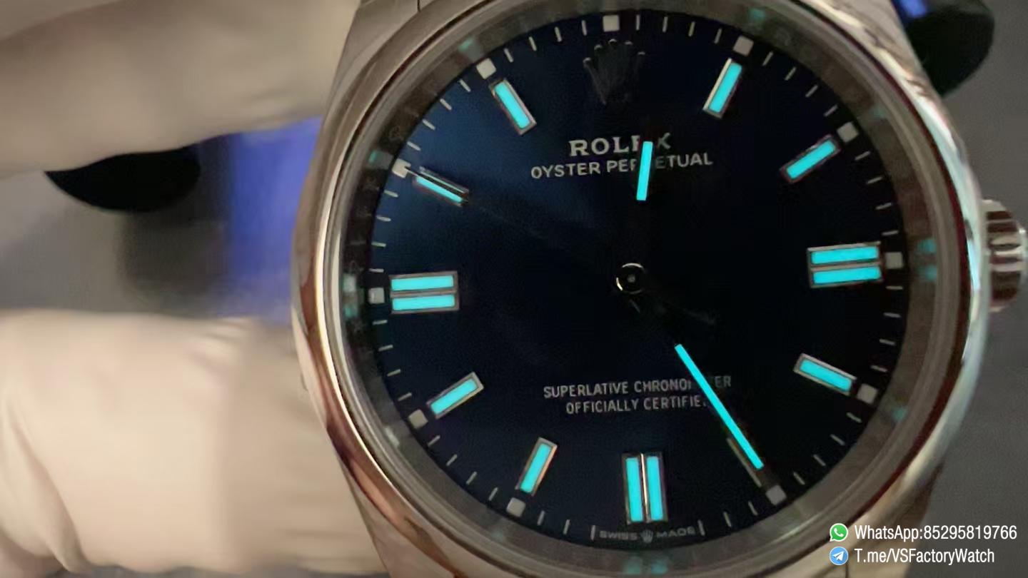 VS Factory Watch VSF Rolex Oyster Perpetual 41 Ref 134300 904L Steel Med Blue Dial Oyster Bracelet DanDong 3230 Movement 09 1 VS Factory Watch VSF Rolex Oyster Perpetual 41 Ref 134300 904L Steel Med Blue Dial Oyster Bracelet DanDong 3230 Movement 09 1