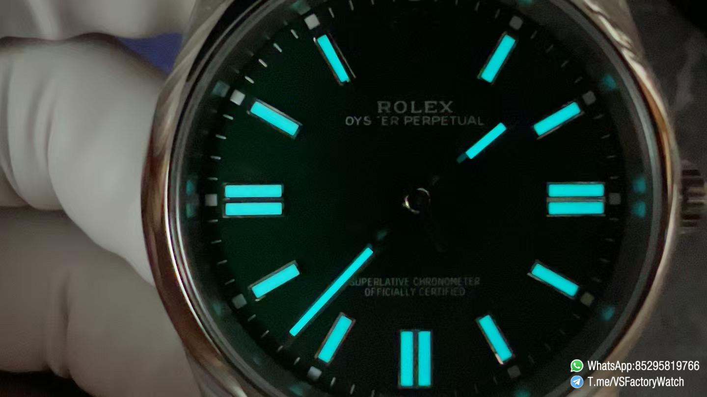 VS Factory Watch VSF Rolex Oyster Perpetual 41 Ref 134300 Green Dial 904L Steel Case and Oyster Bracelet DanDong 3230 Calibre 10 VS Factory Watch VSF Rolex Oyster Perpetual 41 Ref 134300 Green Dial 904L Steel Case and Oyster Bracelet DanDong 3230 Calibre 10