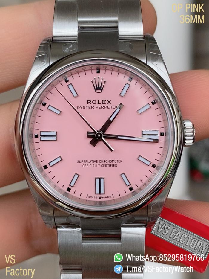VS Factory Watches VSF Rolex Oyster Perpetual 36 Ref 126000 904L Steel Candy Pin Dial Oyster Bracelet DanDong 3230 Movement 00 VS Factory Watches VSF Rolex Oyster Perpetual 36 Ref 126000 904L Steel Candy Pin Dial Oyster Bracelet DanDong 3230 Movement 00