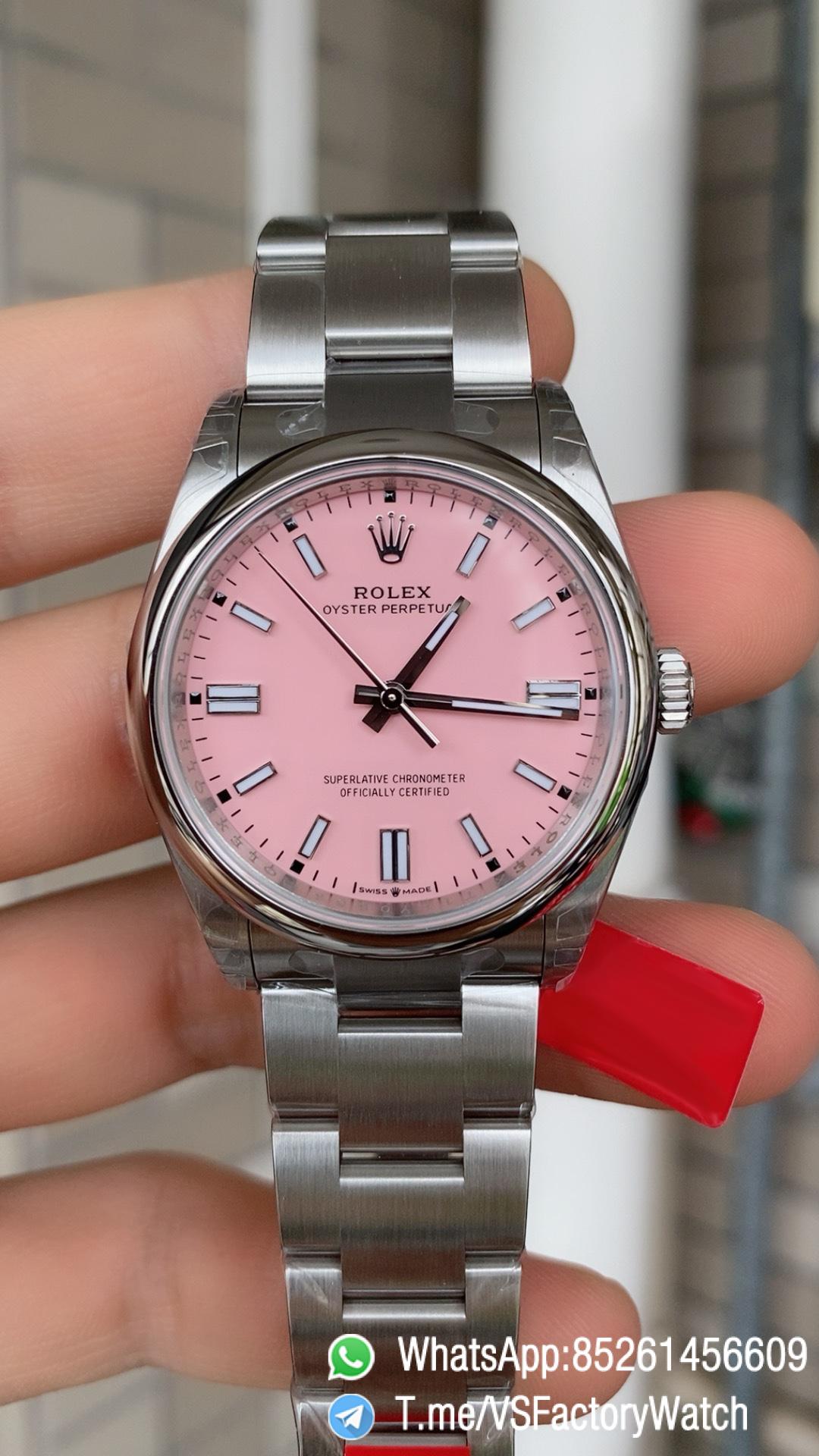 VS Factory Watches VSF Rolex Oyster Perpetual 36 Ref 126000 904L Steel Candy Pin Dial Oyster Bracelet DanDong 3230 Movement 01 VS Factory Watches VSF Rolex Oyster Perpetual 36 Ref 126000 904L Steel Candy Pin Dial Oyster Bracelet DanDong 3230 Movement 01