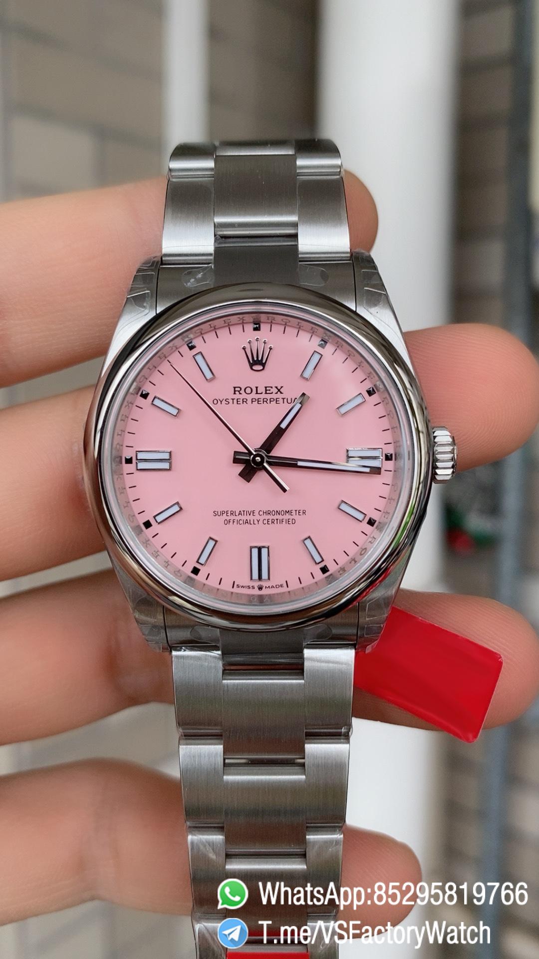 VS Factory Watches VSF Rolex Oyster Perpetual 36 Ref 126000 904L Steel Candy Pin Dial Oyster Bracelet DanDong 3230 Movement 01 VS Factory Watches VSF Rolex Oyster Perpetual 36 Ref 126000 904L Steel Candy Pin Dial Oyster Bracelet DanDong 3230 Movement 01