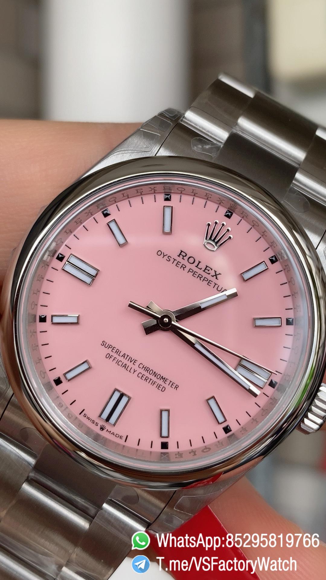 VS Factory Watches VSF Rolex Oyster Perpetual 36 Ref 126000 904L Steel Candy Pin Dial Oyster Bracelet DanDong 3230 Movement 02 VS Factory Watches VSF Rolex Oyster Perpetual 36 Ref 126000 904L Steel Candy Pin Dial Oyster Bracelet DanDong 3230 Movement 02