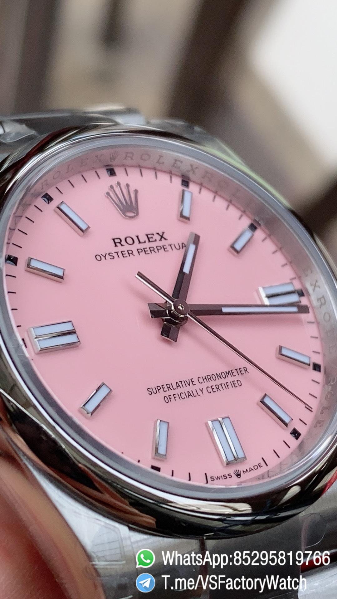 VS Factory Watches VSF Rolex Oyster Perpetual 36 Ref 126000 904L Steel Candy Pin Dial Oyster Bracelet DanDong 3230 Movement 03 VS Factory Watches VSF Rolex Oyster Perpetual 36 Ref 126000 904L Steel Candy Pin Dial Oyster Bracelet DanDong 3230 Movement 03