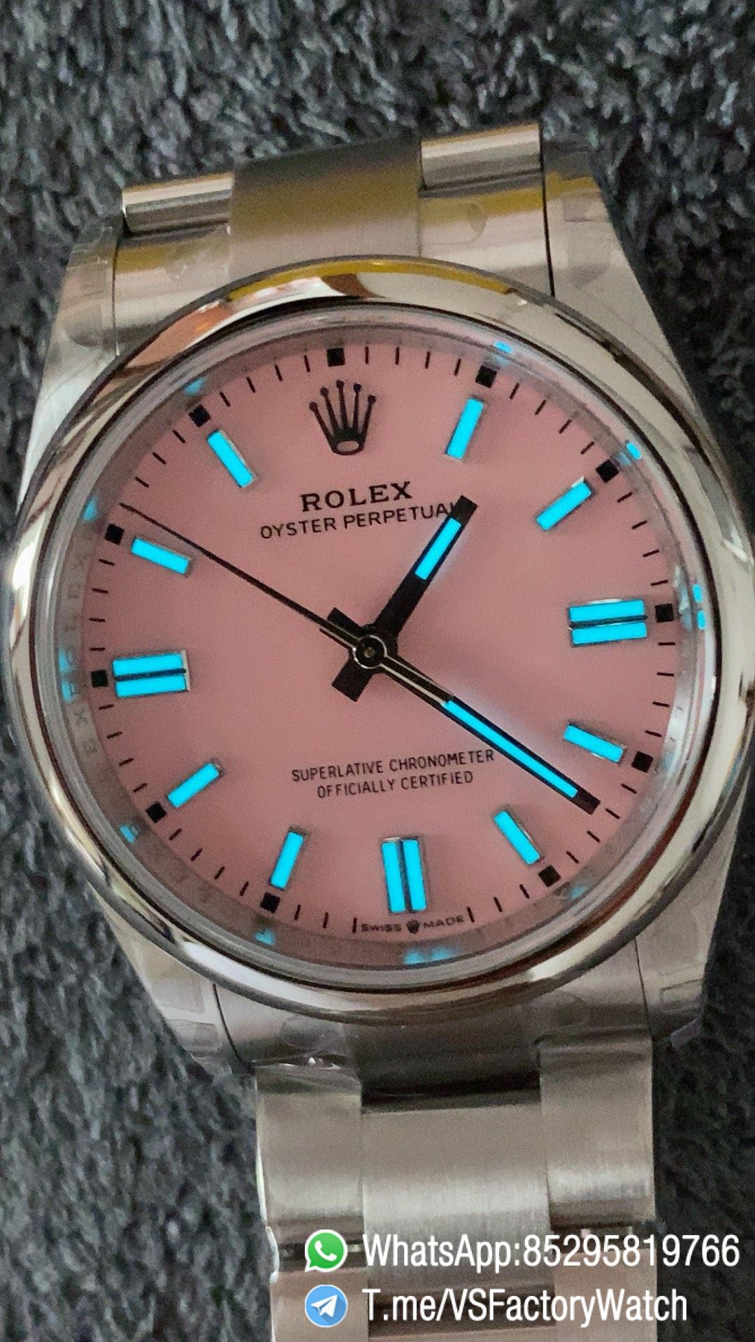 VS Factory Watches VSF Rolex Oyster Perpetual 36 Ref 126000 904L Steel Candy Pin Dial Oyster Bracelet DanDong 3230 Movement 11 VS Factory Watches VSF Rolex Oyster Perpetual 36 Ref 126000 904L Steel Candy Pin Dial Oyster Bracelet DanDong 3230 Movement 11