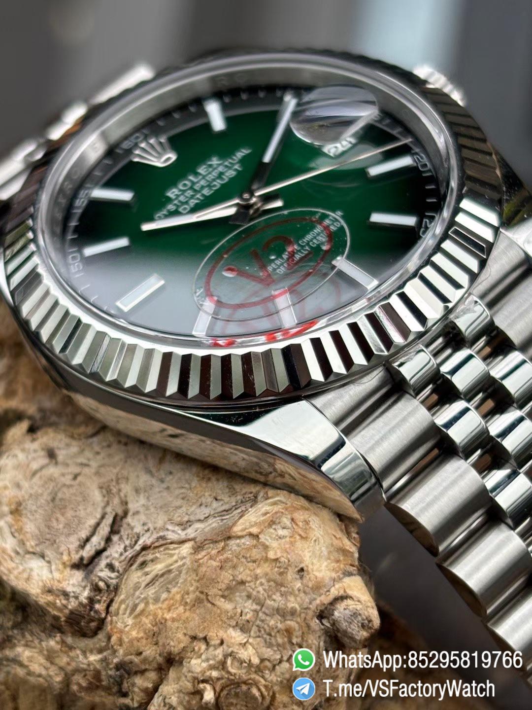 VSF Watches 2026 VSF Rolex DateJust 41 Green Ombré Dial Ref 126334 V2 904L Jubilee Bracelet Super Clone DanDong 3235 Movement 04 VSF Watches 2026 VSF Rolex DateJust 41 Green Ombré Dial Ref 126334 V2 904L Jubilee Bracelet Super Clone DanDong 3235 Movement 04