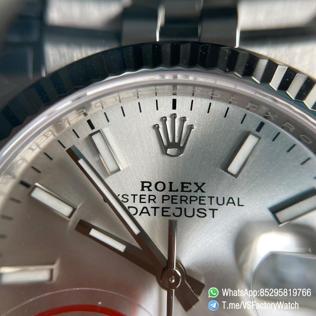 VS Factory Watch VSF Datejust 36 V2 Weight 124g Silver Dial 904L Stainless Steel Case and Jubile Bracelet DanDong 3235 Movement Ref m126234 0013 04 VS Factory Watch VSF Datejust 36 V2 Weight 124g Silver Dial 904L Stainless Steel Case and Jubile Bracelet DanDong 3235 Movement Ref m126234 0013 04