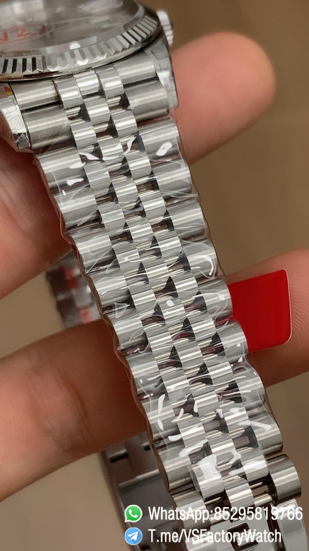 VS Factory Watch VSF Datejust 36 V2 Weight 124g Silver Dial 904L Stainless Steel Case and Jubile Bracelet DanDong 3235 Movement Ref m126234 0013 09 VS Factory Watch VSF Datejust 36 V2 Weight 124g Silver Dial 904L Stainless Steel Case and Jubile Bracelet DanDong 3235 Movement Ref m126234 0013 09