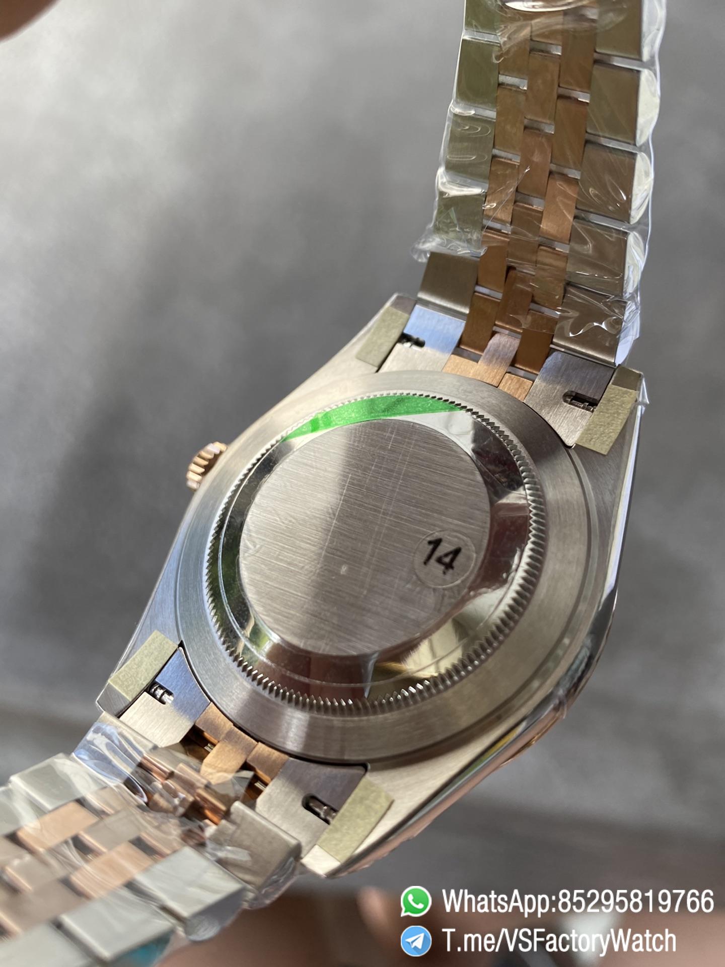 VS Factory Watch VSF Datejust 41 Slate Fluted Motif Dial Rose Gold Bezel Two Tone Rose Gold and Oystersteel Jubilee Bracelet DD3235 Movement REF 126331 07 VS Factory Watch VSF Datejust 41 Slate Fluted Motif Dial Rose Gold Bezel Two Tone Rose Gold and Oystersteel Jubilee Bracelet DD3235 Movement REF 126331 07