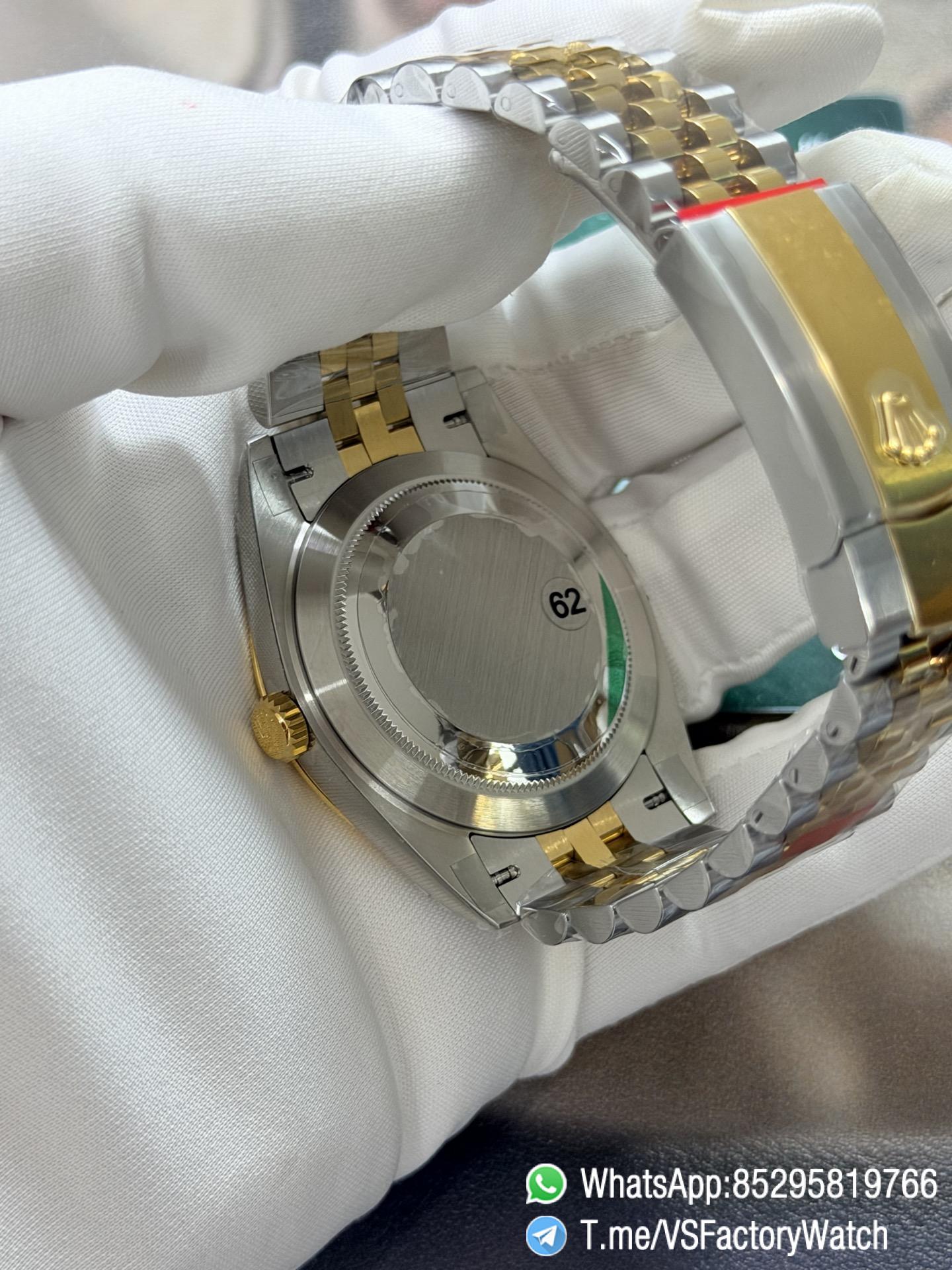 VS Factory Watch VSF Datejust 41 Yellow Gold Dial with Diamond Indexes Yellow Gold Bezel Two Tone Jubilee Bracelet DD3235 Movement REF m126333 0012 05 VS Factory Watch VSF Datejust 41 Yellow Gold Dial with Diamond Indexes Yellow Gold Bezel Two Tone Jubilee Bracelet DD3235 Movement REF m126333 0012 05