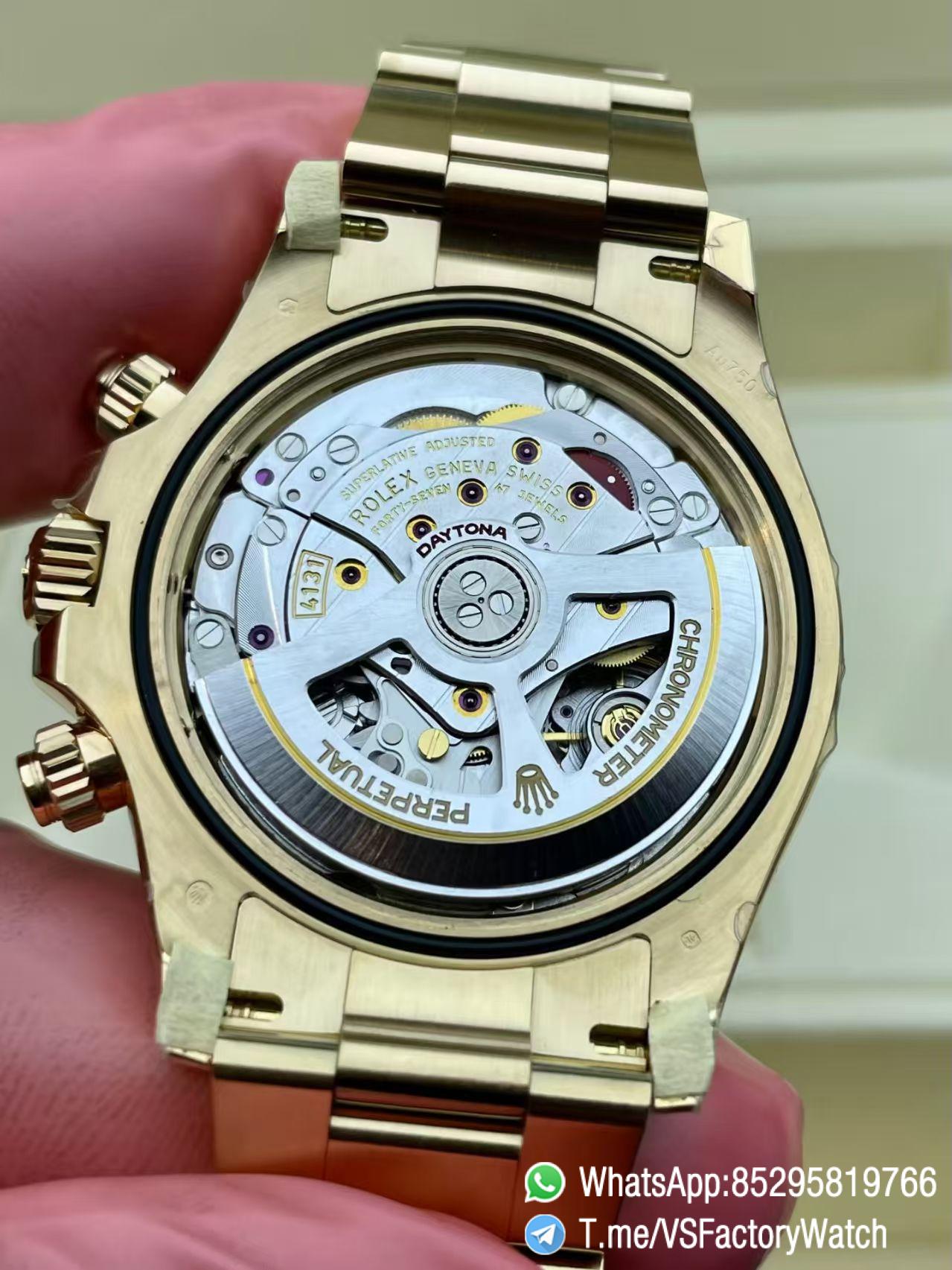 VS Factory Watch VSF Daytona John Mayer 40mm Green and Golden Dial Yellow Gold Case and Bracelet DD4131 Movement Ref 126508 0008 08 VS Factory Watch VSF Daytona John Mayer 40mm Green and Golden Dial Yellow Gold Case and Bracelet DD4131 Movement Ref 126508 0008 08