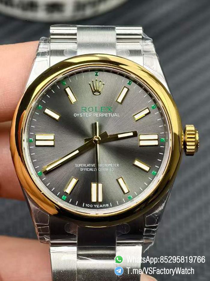VS Factory Watch VSF Rolex Oyster Perpetual Celebrating 100 Years Ref 134303 Slate Dial Oystersteel and Yellow Gold DD3230 Movement 00 VS Factory Watch VSF Rolex Oyster Perpetual Celebrating 100 Years Ref 134303 Slate Dial Oystersteel and Yellow Gold DD3230 Movement 00