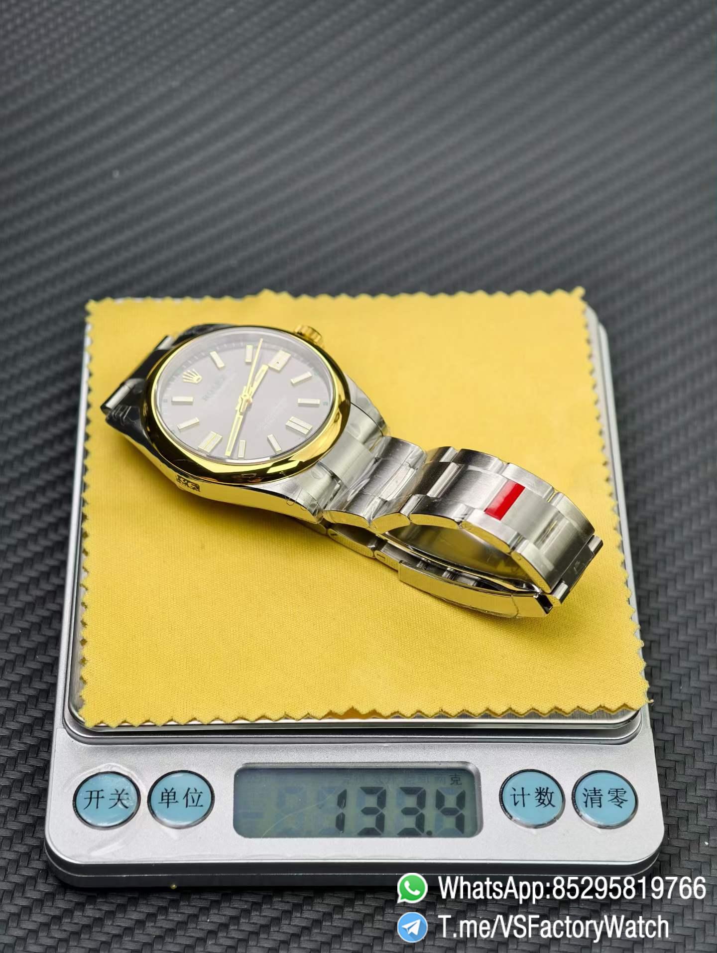 VS Factory Watch VSF Rolex Oyster Perpetual Celebrating 100 Years Ref 134303 Slate Dial Oystersteel and Yellow Gold DD3230 Movement 09 VS Factory Watch VSF Rolex Oyster Perpetual Celebrating 100 Years Ref 134303 Slate Dial Oystersteel and Yellow Gold DD3230 Movement 09