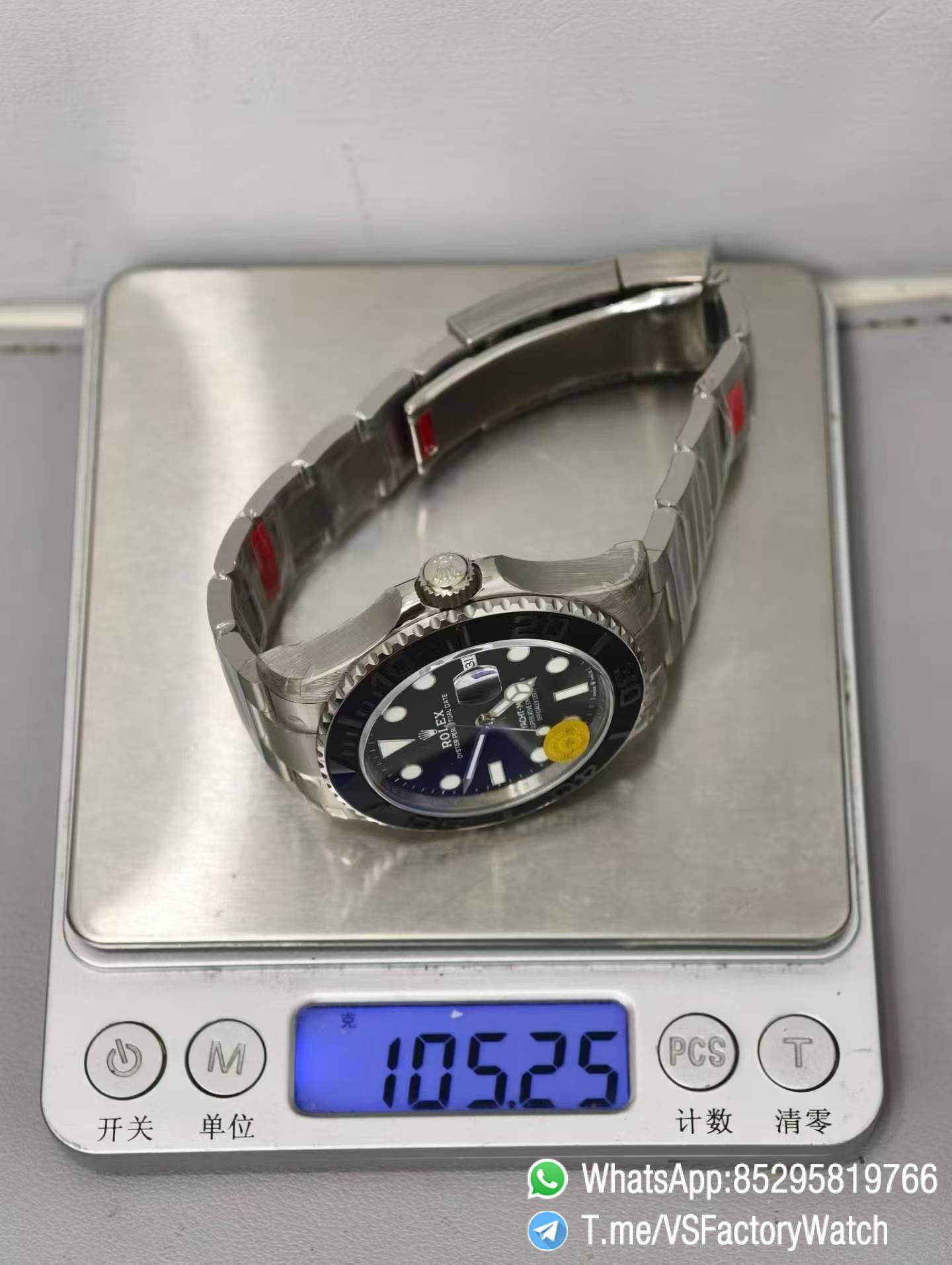 VS Factory Watch VSF Rolex Yacht Master 226627 V2 106g Titanium Case and Bracelet Black Dial Black Ceramic Bezel DanDong 3235 Movement Free Sprung 14 VS Factory Watch VSF Rolex Yacht Master 226627 V2 106g Titanium Case and Bracelet Black Dial Black Ceramic Bezel DanDong 3235 Movement Free Sprung 14