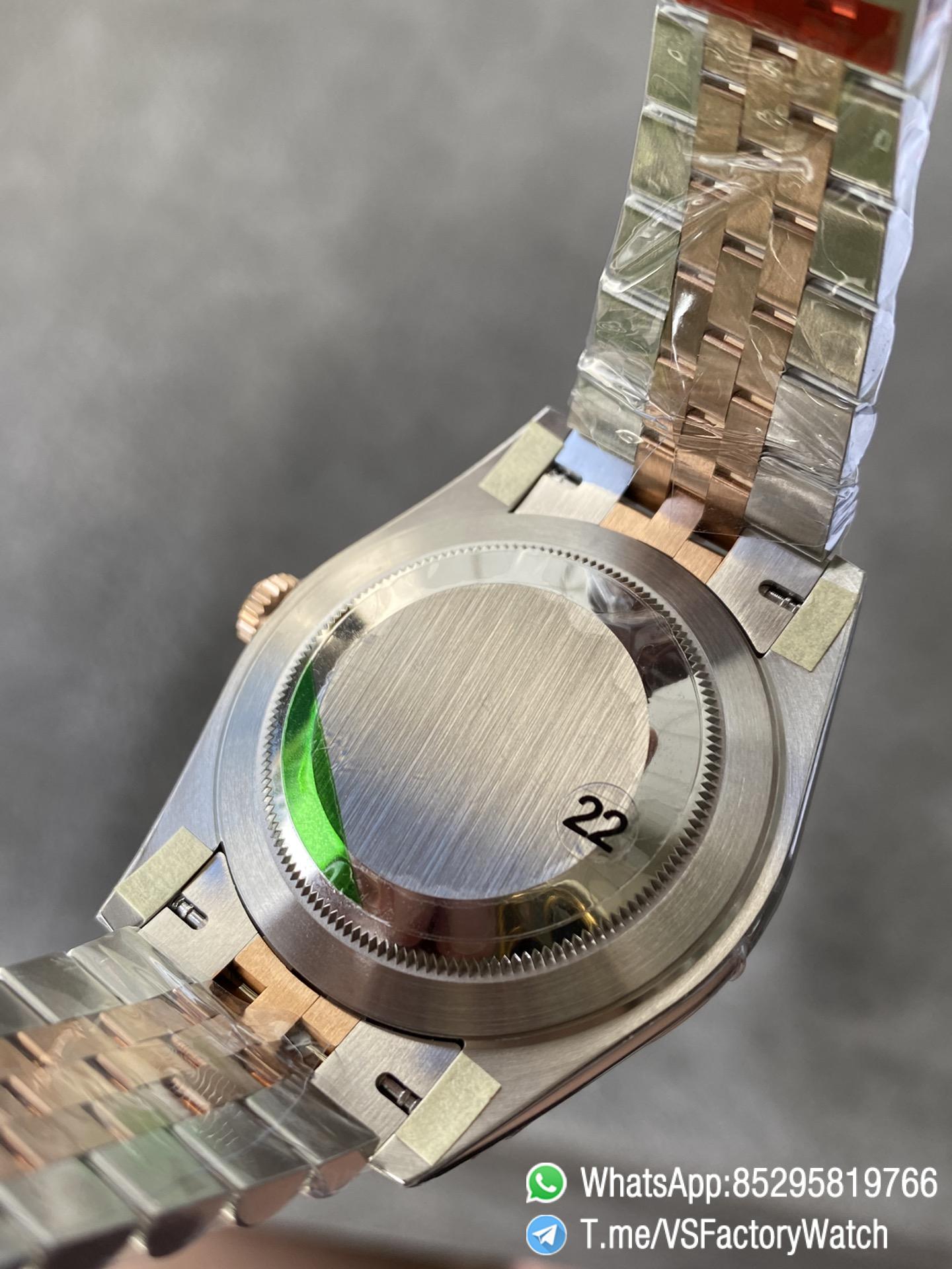 VSF Datejust 41 Silver Fluted Motif Dial Rose Gold Bezel Two Tone Rose Gold and Oystersteel Jubilee Bracelet DanDong 3235 Movement REF 126331 07 VSF Datejust 41 Silver Fluted Motif Dial Rose Gold Bezel Two Tone Rose Gold and Oystersteel Jubilee Bracelet DanDong 3235 Movement REF 126331 07