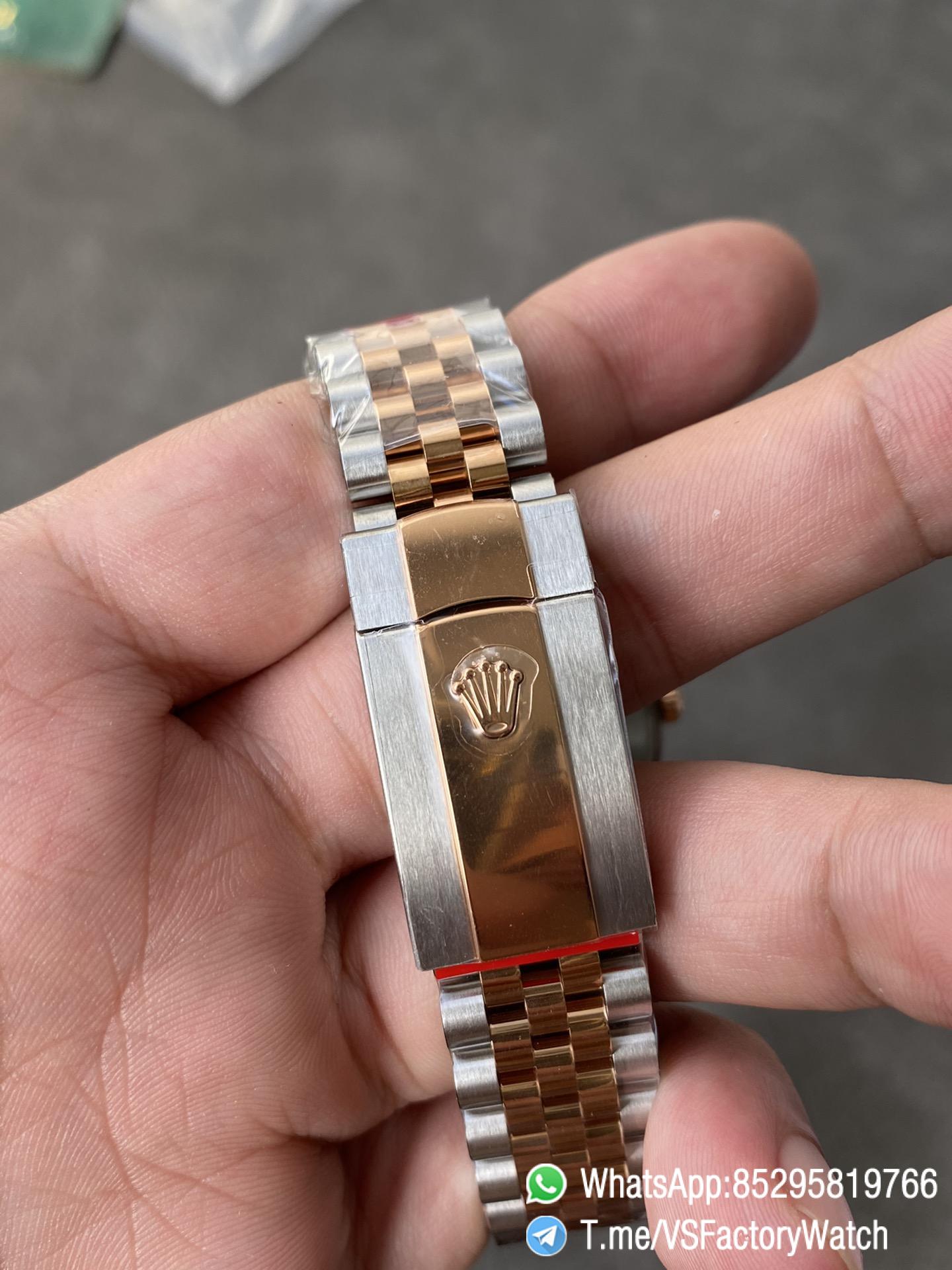 VSF Datejust 41 Silver Fluted Motif Dial Rose Gold Bezel Two Tone Rose Gold and Oystersteel Jubilee Bracelet DanDong 3235 Movement REF 126331 09 VSF Datejust 41 Silver Fluted Motif Dial Rose Gold Bezel Two Tone Rose Gold and Oystersteel Jubilee Bracelet DanDong 3235 Movement REF 126331 09