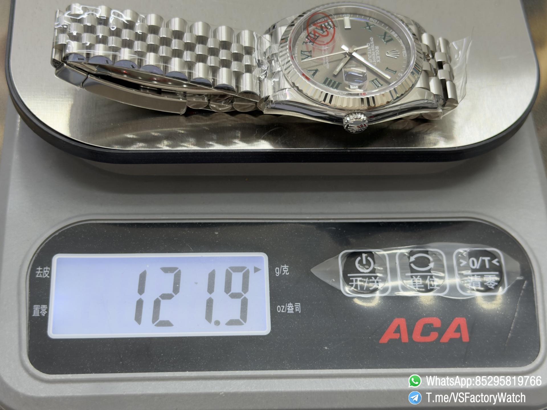 VS Factory Watch VSF Datejust Wimbledon 36m V2 Weight 122g Slate Dial 904L Steel Case and Jubile Bracelet DD3235 Movement Ref m126234 0045 09 VS Factory Watch VSF Datejust Wimbledon 36m V2 Weight 122g Slate Dial 904L Steel Case and Jubile Bracelet DD3235 Movement Ref m126234 0045 09